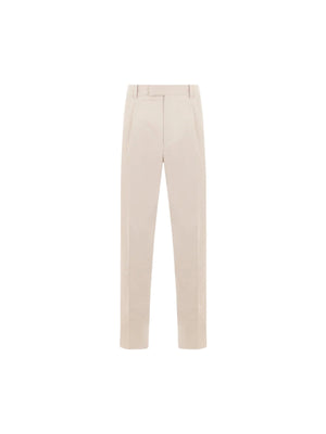 Stretch Cotton Trousers-ZEGNA-JOHN JULIA