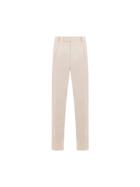 Stretch Cotton Trousers-ZEGNA-JOHN JULIA