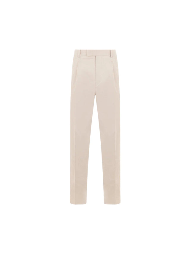 Stretch Cotton Trousers-ZEGNA-JOHN JULIA