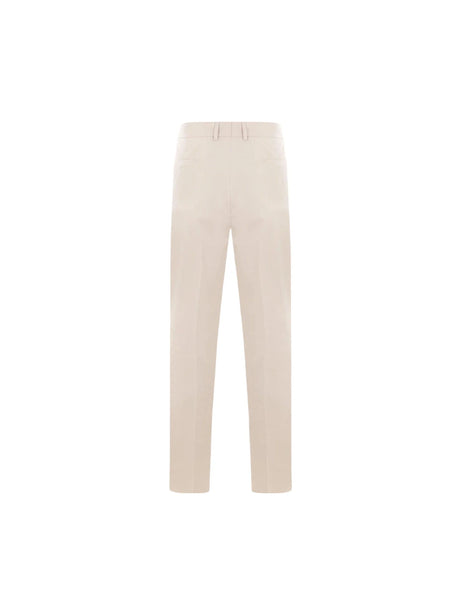 Stretch Cotton Trousers-ZEGNA-JOHN JULIA