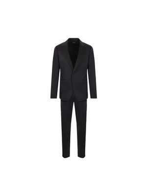 Two-piece Wool Suit-Zegna-JOHN JULIA