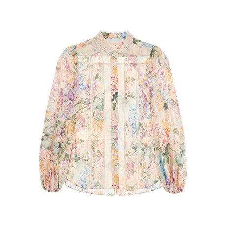 Cotton Voile Halliday Floral Blouse.