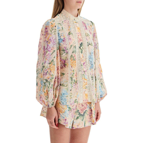 Cotton Voile Halliday Floral Blouse.