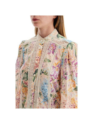 Cotton Voile Halliday Floral Blouse.