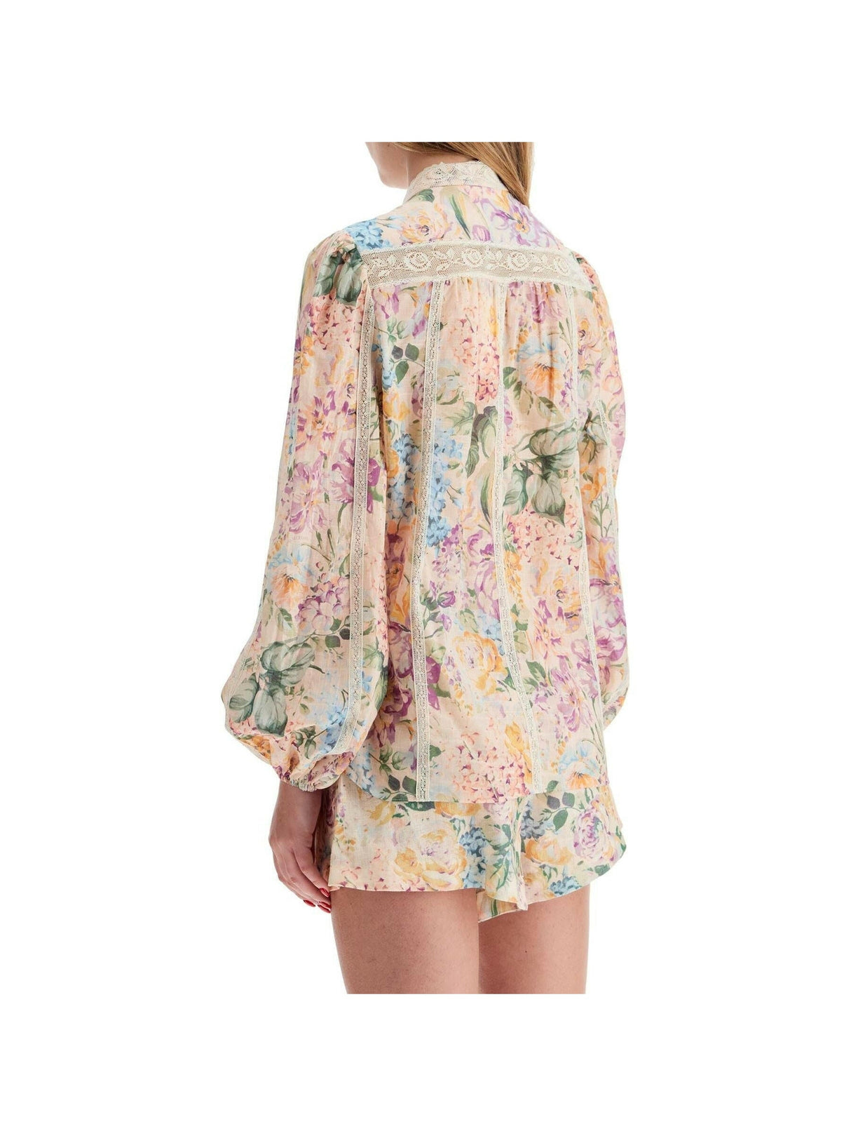 Cotton Voile Halliday Floral Blouse.