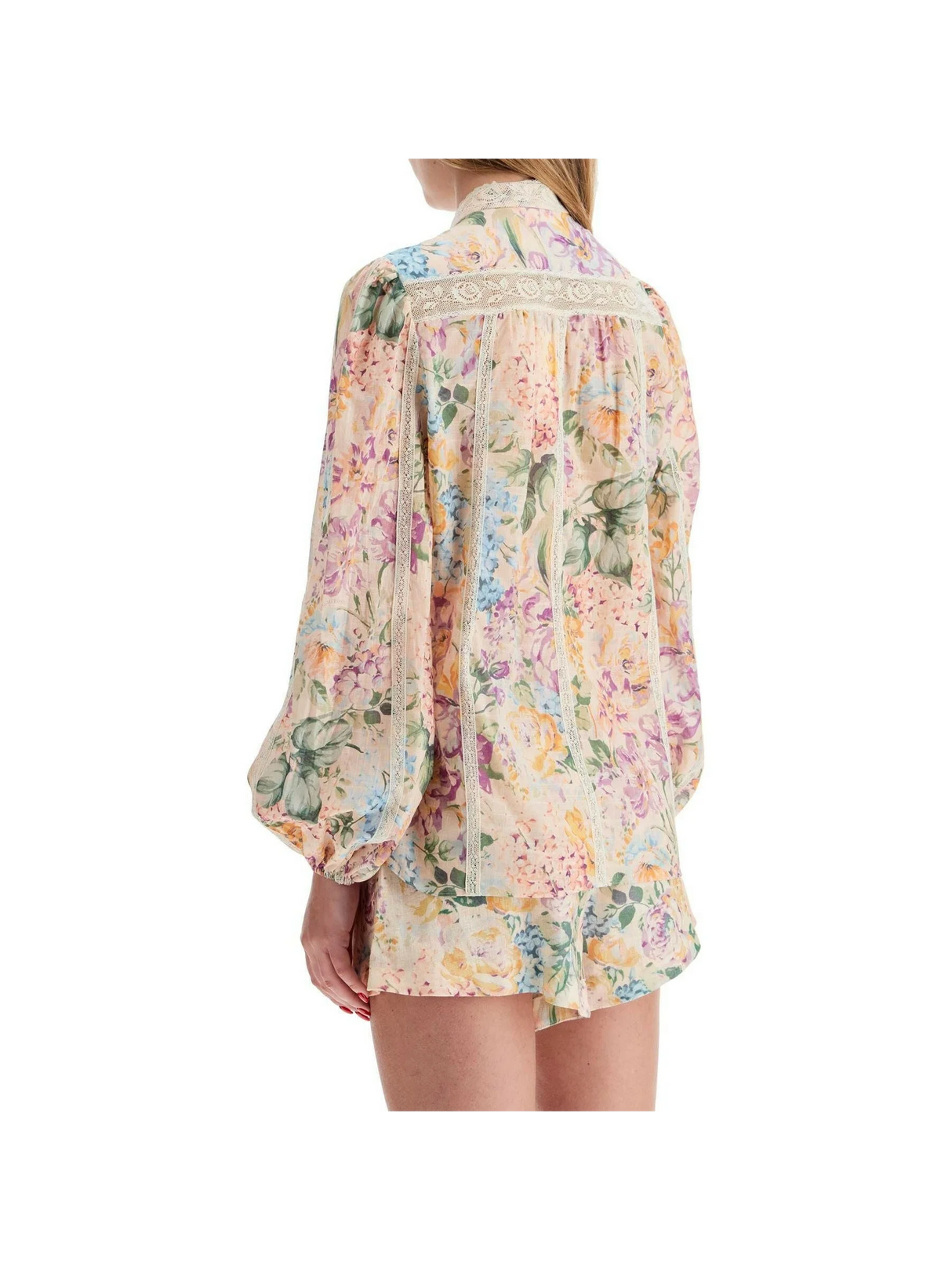 Cotton Voile Halliday Floral Blouse.