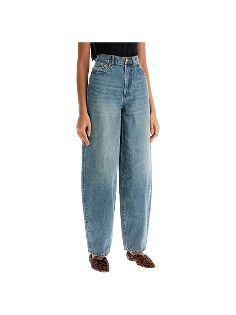 ZIMMERMANN-Denim Barrel Jeans-JOHN JULIA