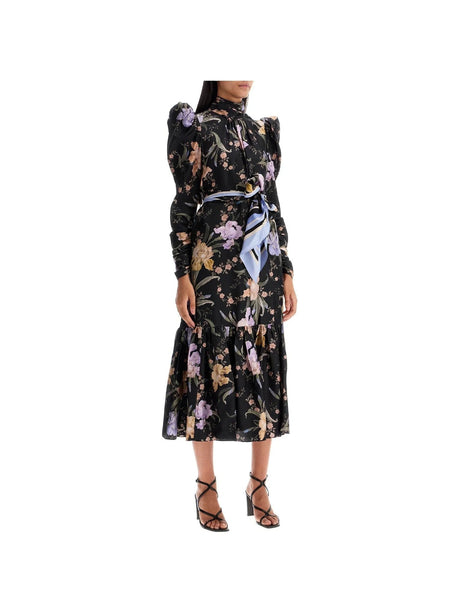 Eden Midi Dress With Floral Print