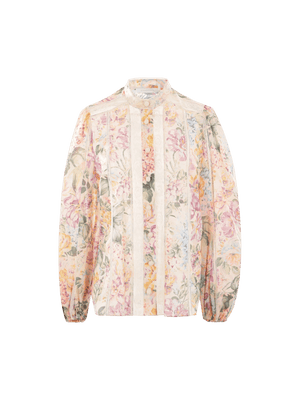 Halliday Cotton Shirt-ZIMMERMANN-JOHN JULIA