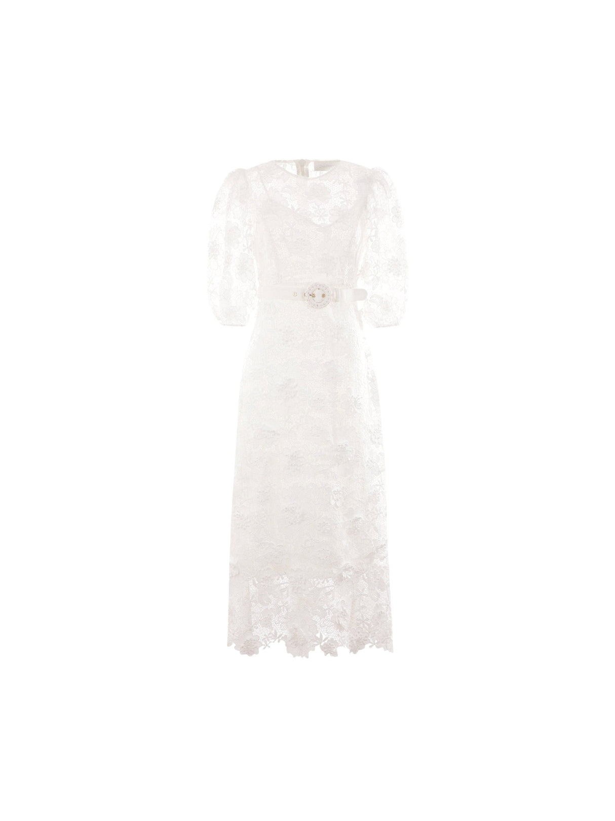 Halliday Flower Lace Dress-ZIMMERMANN-JOHN JULIA