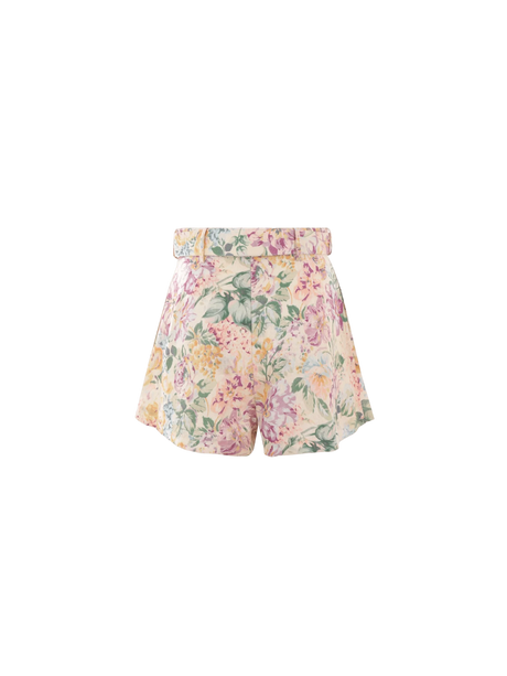 Halliday Linen Shorts-ZIMMERMANN-JOHN JULIA