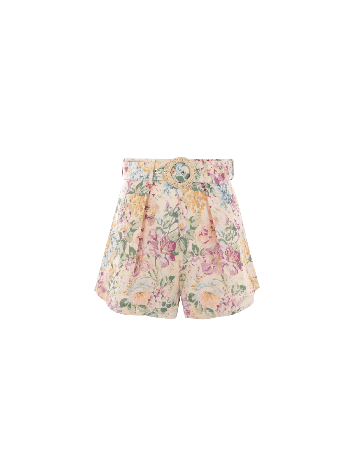 Halliday Linen Shorts-ZIMMERMANN-JOHN JULIA