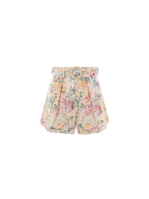 Halliday Linen Shorts-ZIMMERMANN-JOHN JULIA