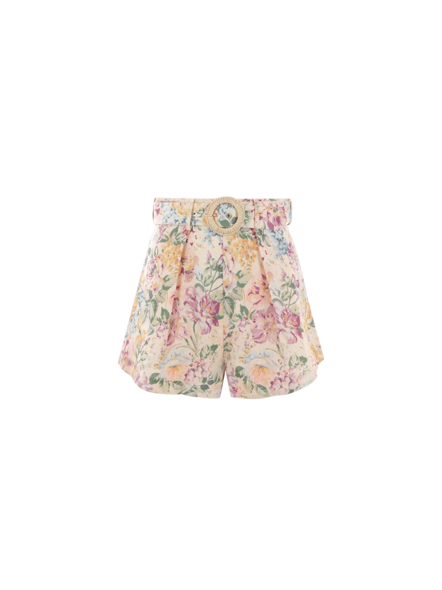 Halliday Linen Shorts-ZIMMERMANN-JOHN JULIA