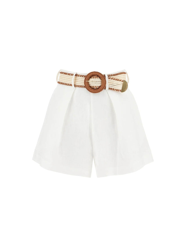 Halliday Linen Tuck Shorts