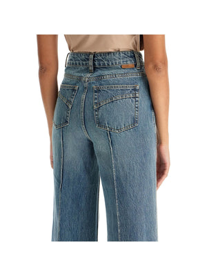 Wide Leg Jeans Illustration Design Product