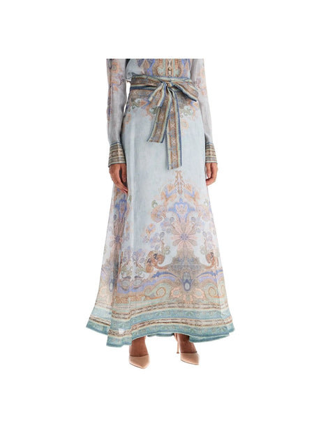 Eden Floral Maxi Skirt-ZIMMERMANN-JOHN JULIA