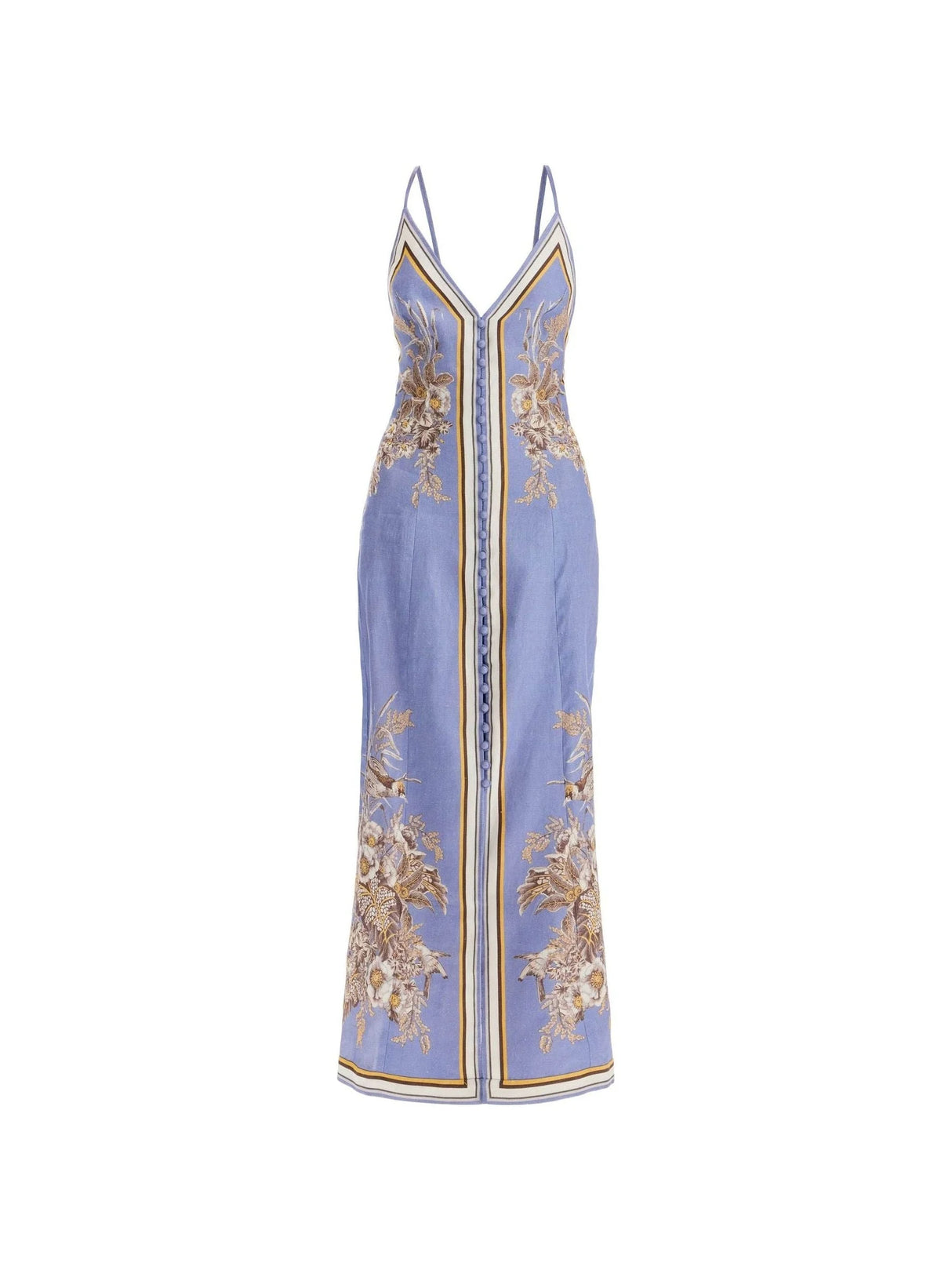 Zimmermann Floral Linen Dress-ZIMMERMANN-JOHN JULIA