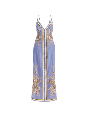 Zimmermann Floral Linen Dress-ZIMMERMANN-JOHN JULIA