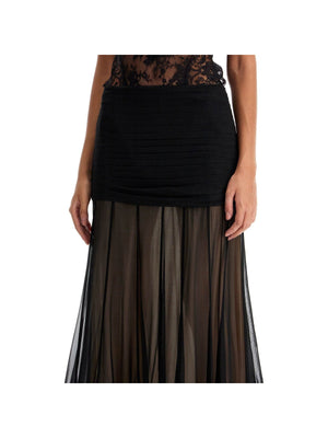 Maxi Skirt With Fl