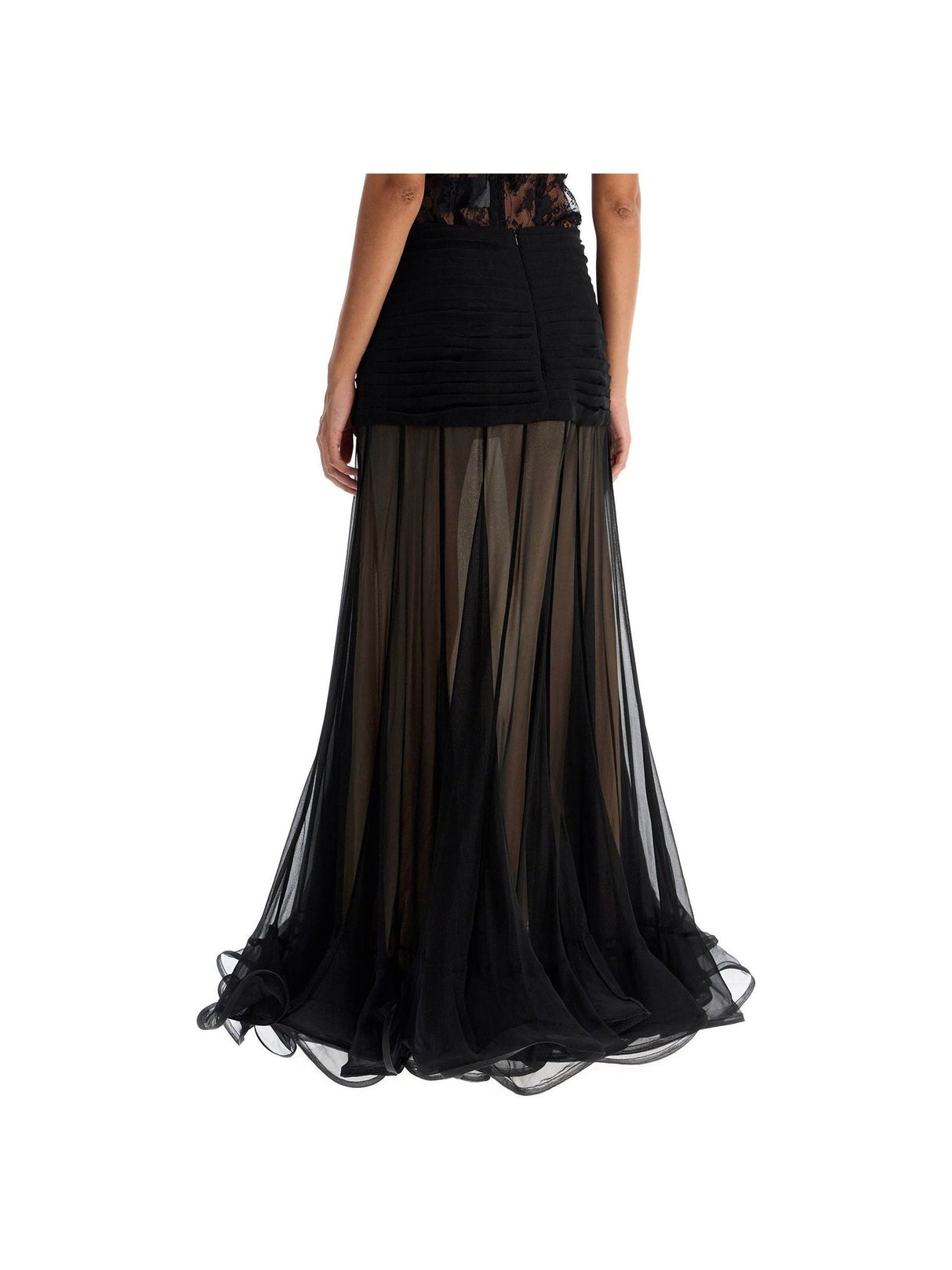 Maxi Skirt With Fl