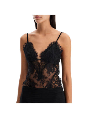 ZIMMERMANN-Organza Lace Bodysuit-JOHN JULIA