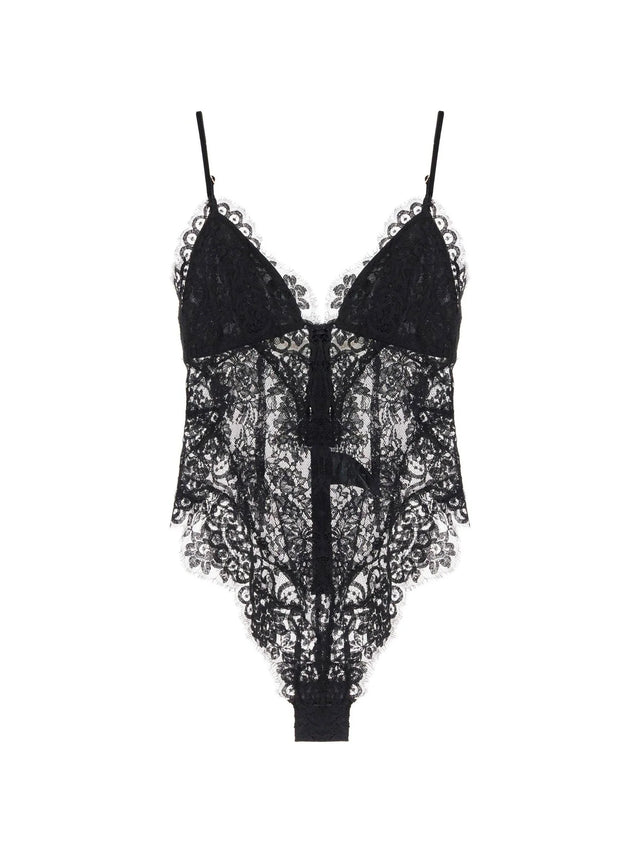 ZIMMERMANN-Organza Lace Bodysuit-JOHN JULIA