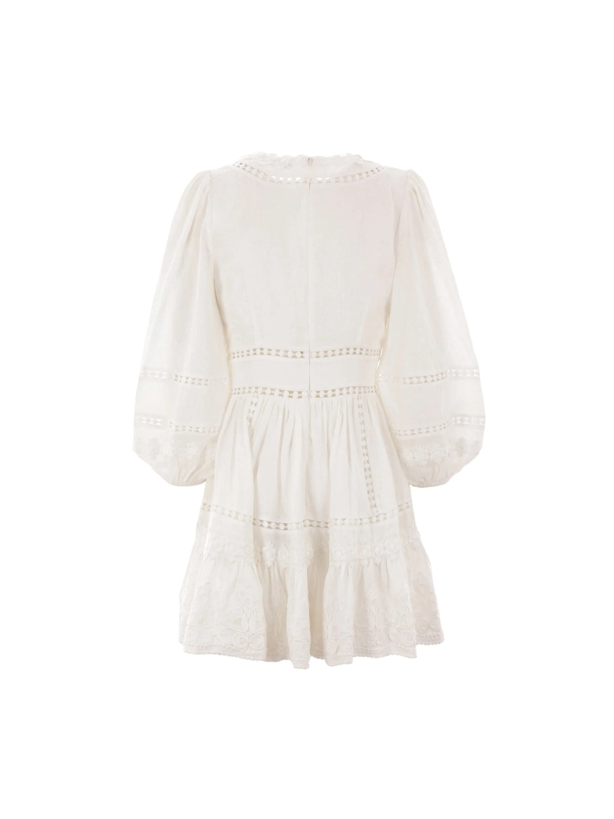 ZIMMERMANN-Pop Linen Minidress-JOHN JULIA