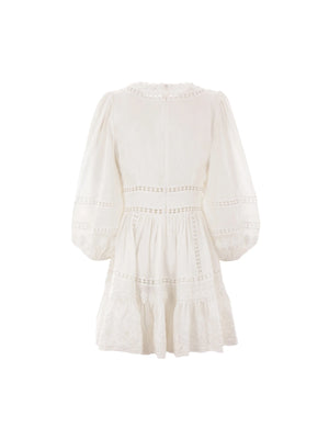 ZIMMERMANN-Pop Linen Minidress-JOHN JULIA