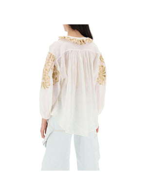 ZIMMERMANN-Ramie Blouse Made-JOHN JULIA