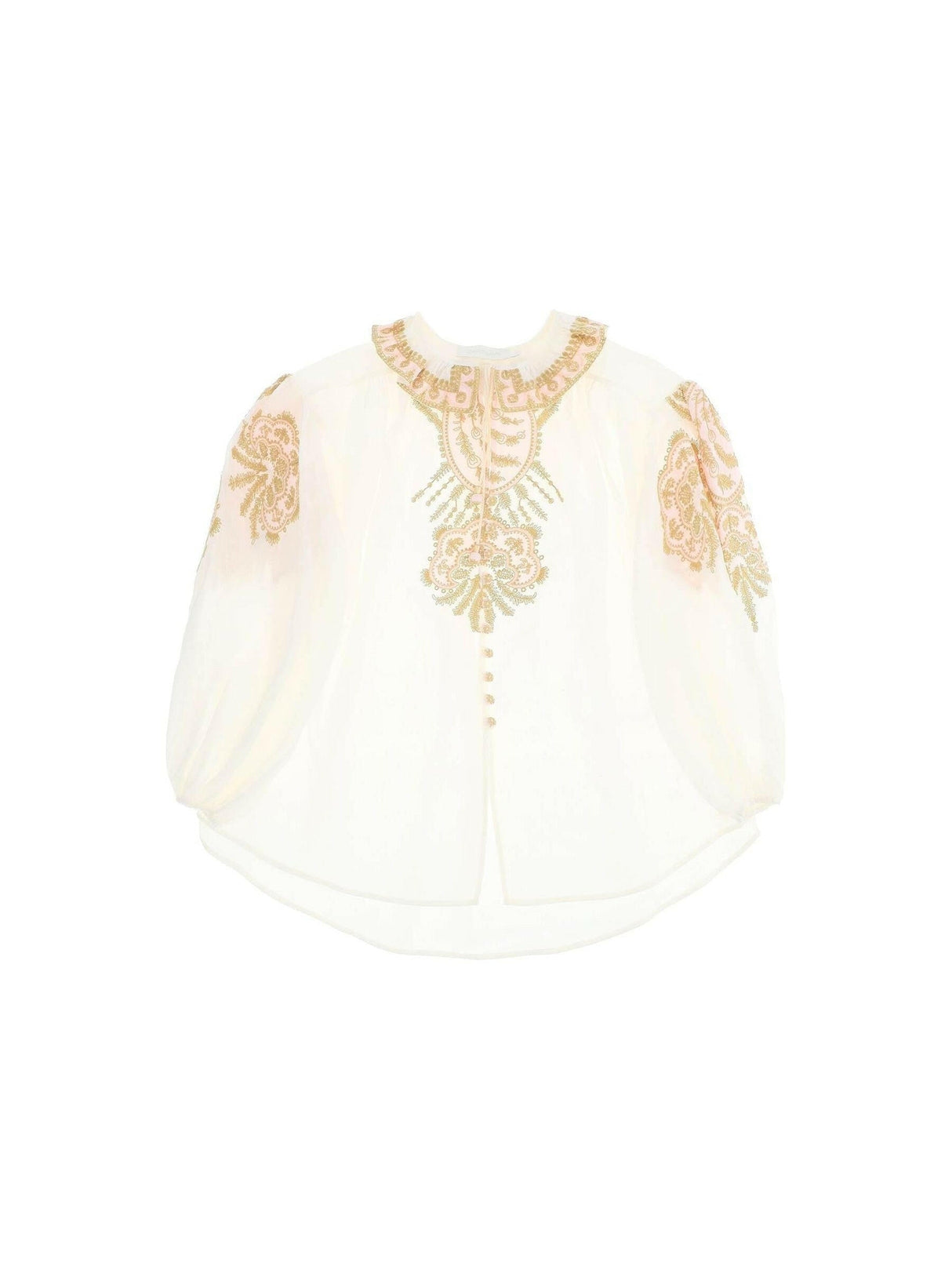 ZIMMERMANN-Ramie Blouse Made-JOHN JULIA