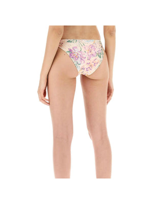 ZIMMERMANN-Watercolour Floral Halliday Bikini Bottom-JOHN JULIA