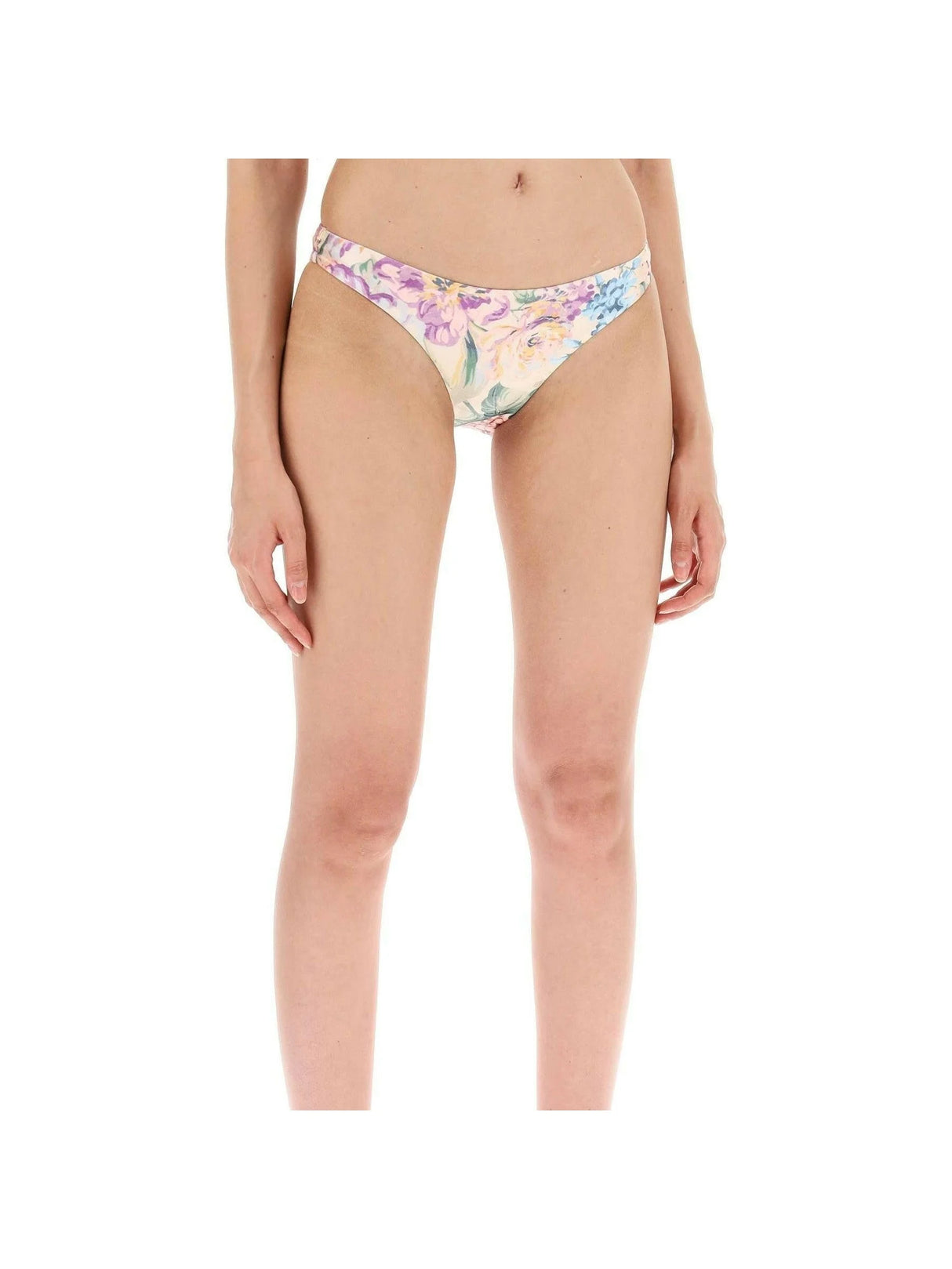 ZIMMERMANN-Watercolour Floral Halliday Bikini Bottom-JOHN JULIA