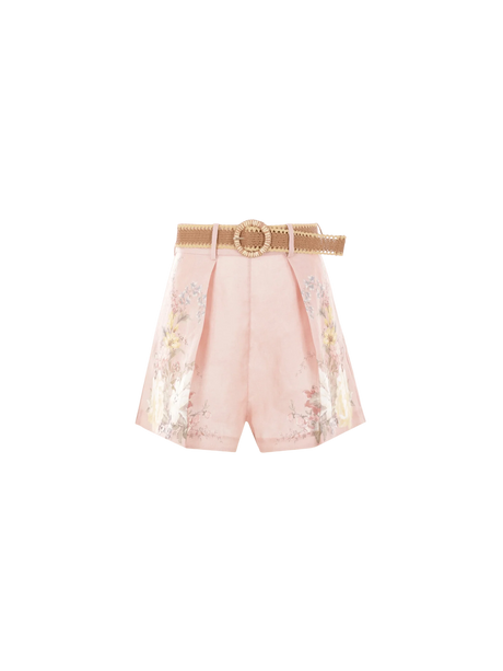 Waverly Linen Shorts-ZIMMERMANN-JOHN JULIA