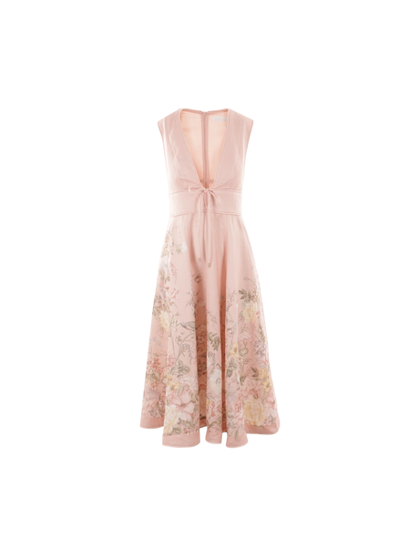 Waverly Linen Sleeveless Dress-ZIMMERMANN-JOHN JULIA