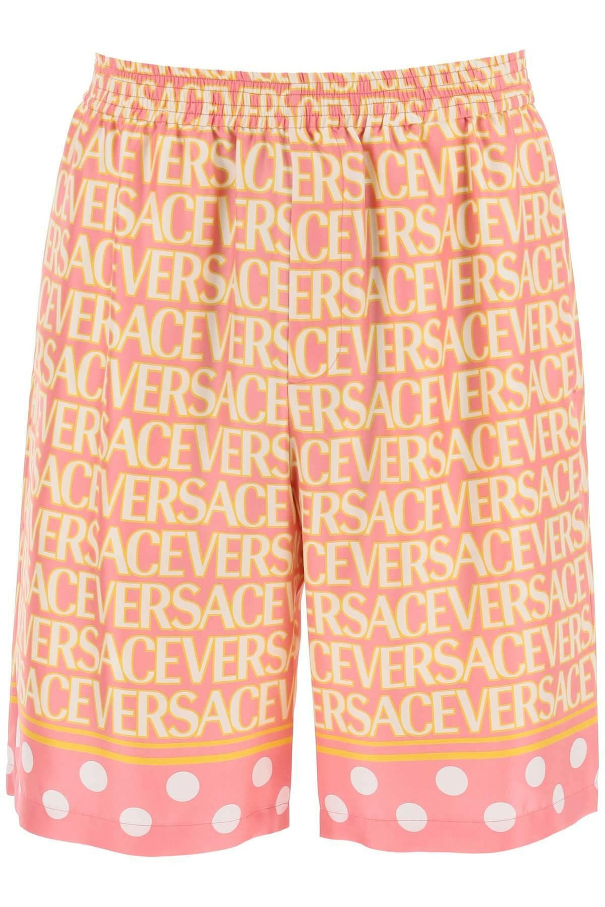 Versace Versace Allover Silk Shorts - JOHN JULIA