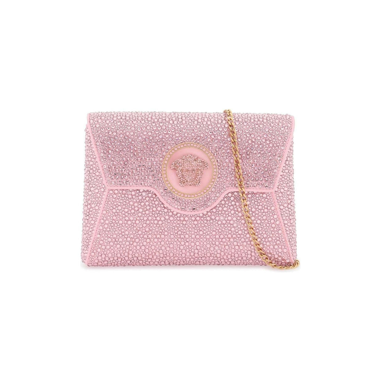 La Medusa Envelope Clutch With Crystals VERSACE JOHN JULIA.