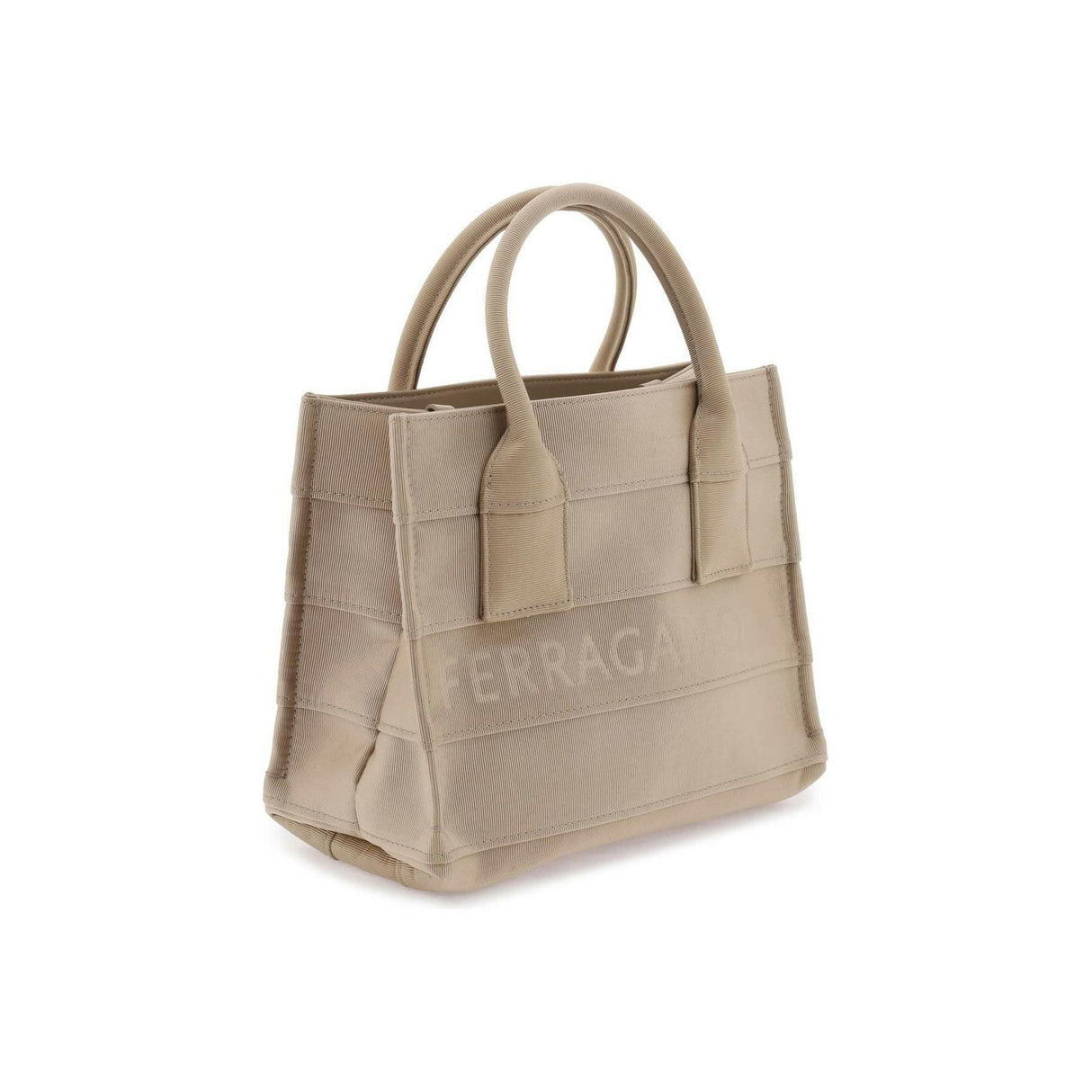 Lettering Logo Small Tote Bag FERRAGAMO JOHN JULIA.