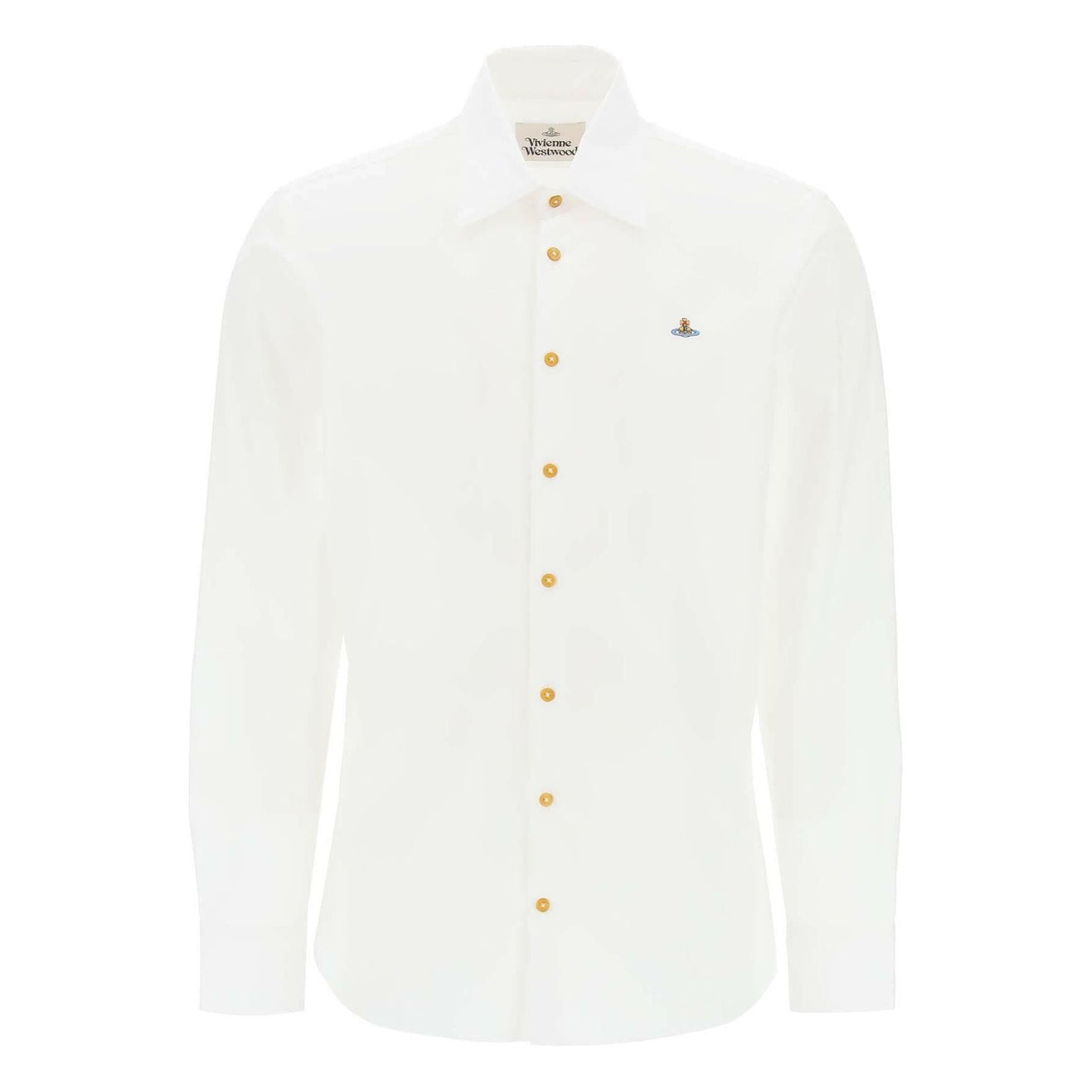 Ghost Shirt With Orb Embroidery VIVIENNE WESTWOOD JOHN JULIA.