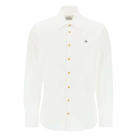 Ghost Shirt With Orb Embroidery VIVIENNE WESTWOOD JOHN JULIA.