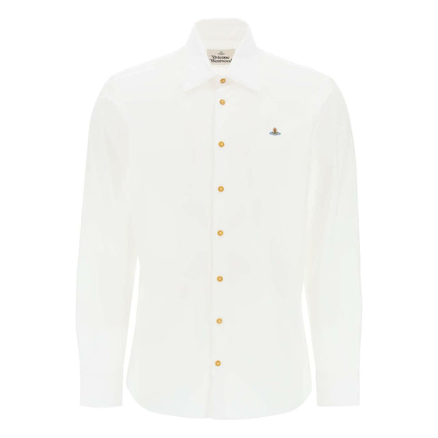 Ghost Shirt With Orb Embroidery VIVIENNE WESTWOOD JOHN JULIA.