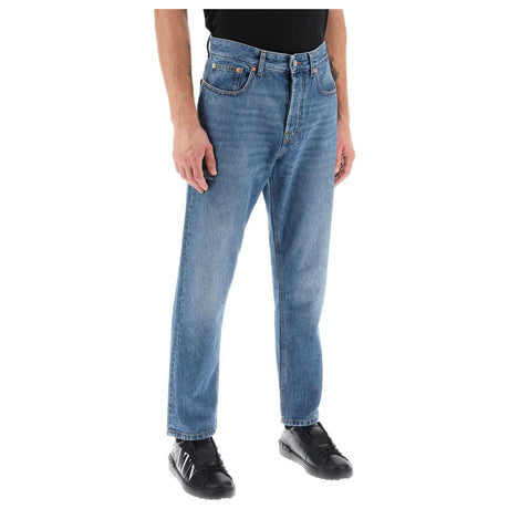 Tapered Jeans With Medium Wash VALENTINO GARAVANI JOHN JULIA.