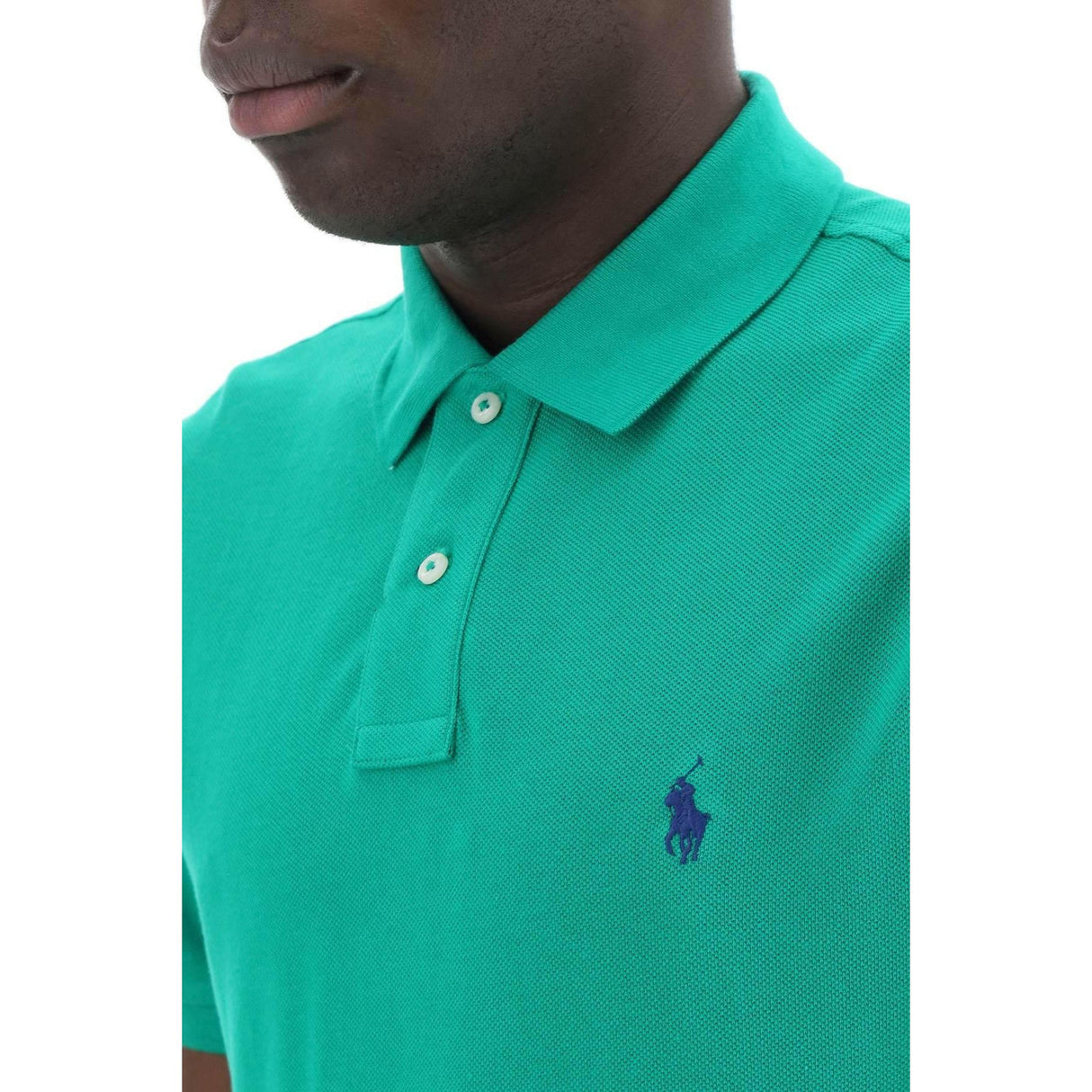 Pique Cotton Polo Shirt POLO RALPH LAUREN JOHN JULIA.