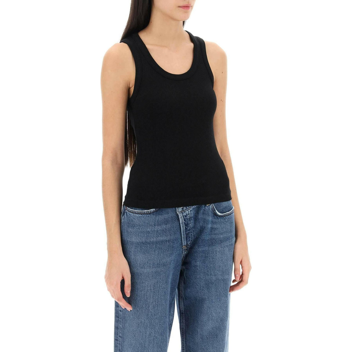 Poppy Ribbed Tank Top AGOLDE JOHN JULIA.