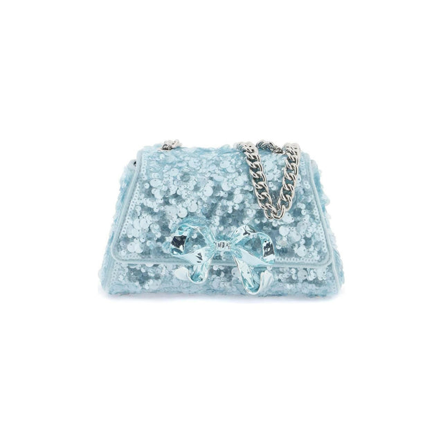 Sequined Bow Mini Shoulder Bag SELF PORTRAIT JOHN JULIA.