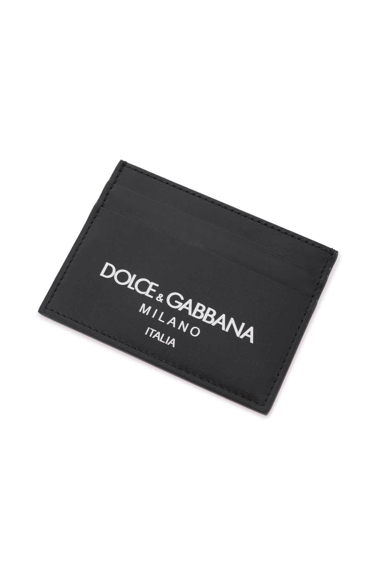Dolce & Gabbana Logo Leather Cardholder