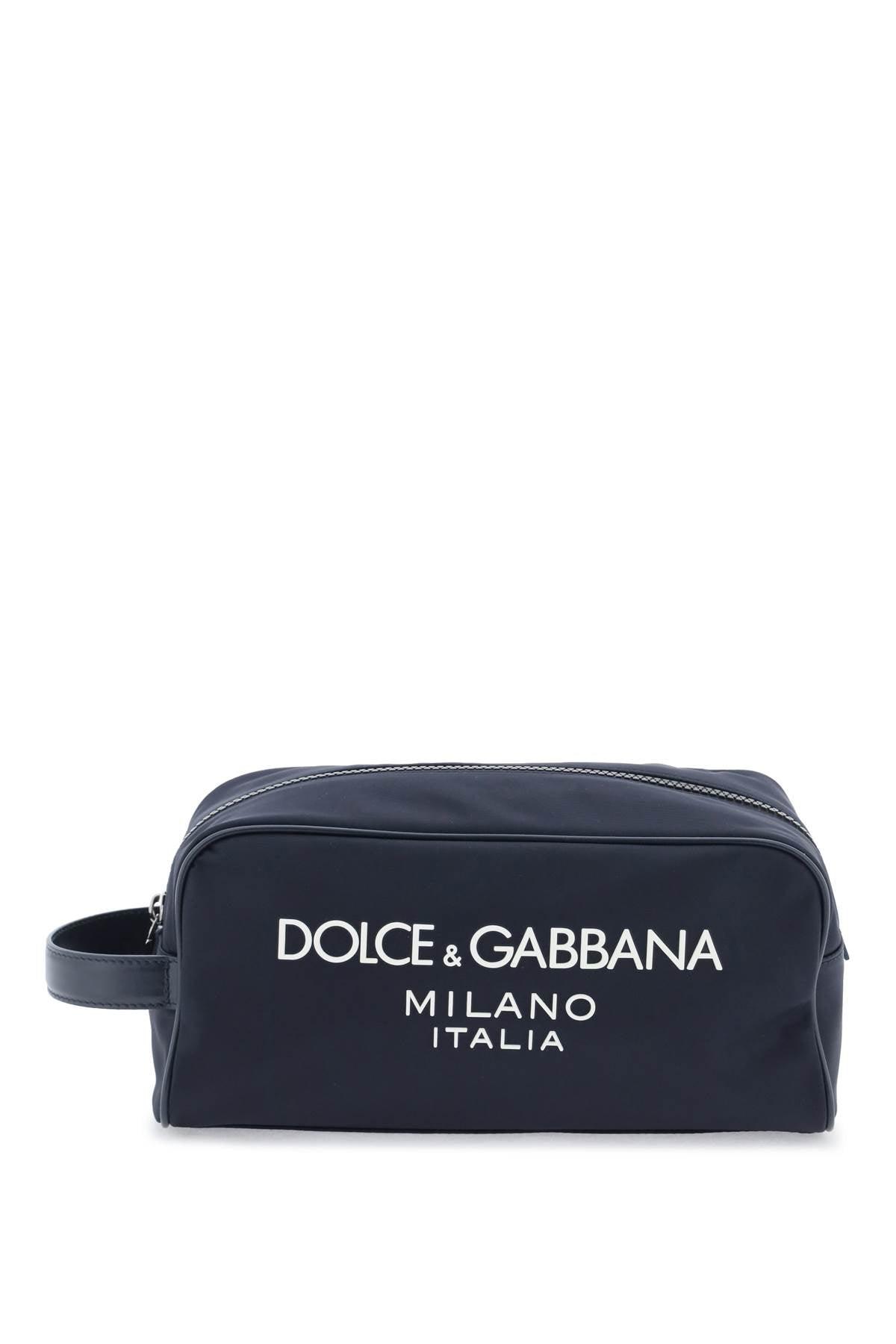 Dolce & Gabbana Rubberized Logo Beauty Case - JOHN JULIA