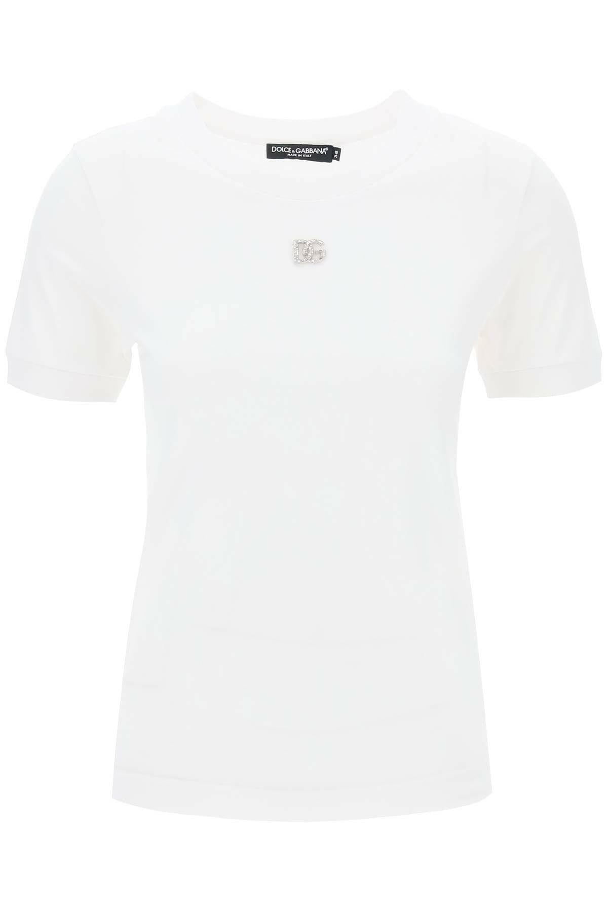 Dolce & Gabbana DG Crystal T-Shirt - JOHN JULIA