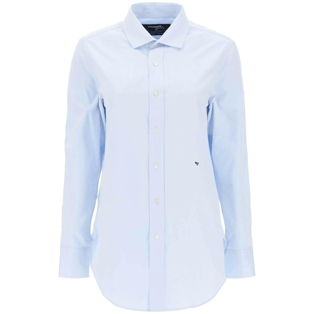 Cotton Twill Shirt HOMME GIRLS JOHN JULIA.