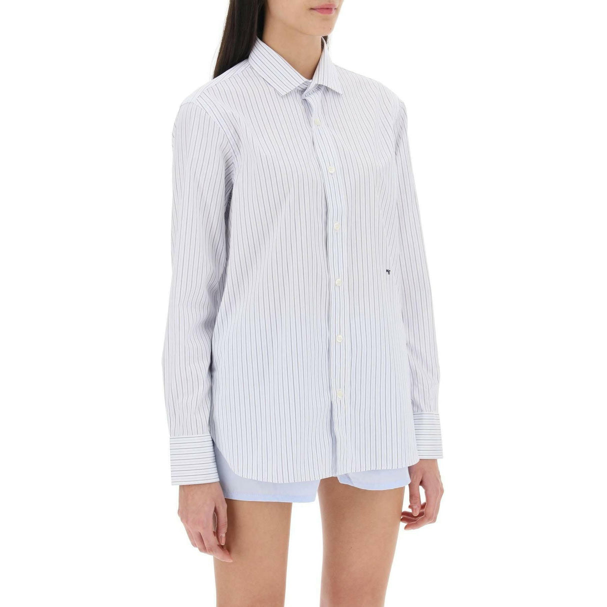 Striped Poplin Shirt HOMME GIRLS JOHN JULIA.